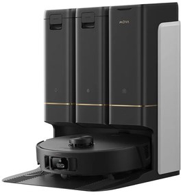 Прахосмукачка робот Dreame RLZ92CE Mova Z50 Ultra, Li-Ion 6400 mAh, WiFi, Тройна AI ситема за разпознаване на замърсяване, 19000 Pa, Самопочистване, HydroSync, Черен