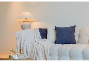 Бяло-бежово одеяло от изкуствена кожа 150x200 cm Ruby – Tiseco Home Studio