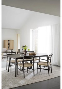 Трапезни столове в комплект от 2 бр. естествени/тъмнокафяви Harlan – Rowico