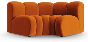 Кадифен модул за диван в тухлен цвят (променлив) Lupine – Micadoni
