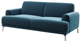 Син кадифен диван Puzo, 170 cm Puzzo - MESONICA