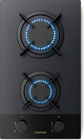 Klarstein Газов плот Goldflame Nano, 2 месингови горелки, Нано покритие, LPG/природен газ