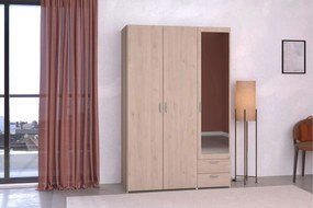 Гардероб Dorm 3-врати с огледало-Fusiko