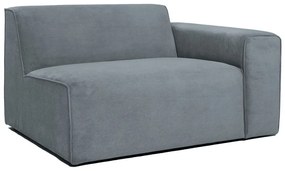 Сив модулен диван от рипсено кадифе (десен ъгъл) Sting – Scandic