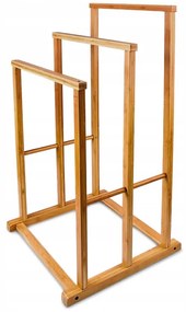 Елегантна бамбукова стойка за кърпи