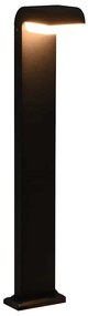 45654 vidaXL Градинска LED лампа, 9 W, черна, овална