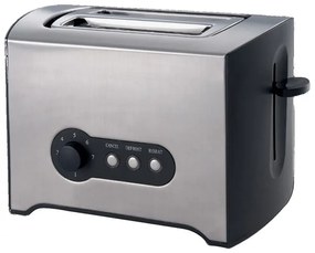 Тостер за хляб ZEPHYR ZP 1440 Y, 900W, За 2 филийки, 7 степени на запичане, Сребрист/черен