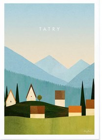 Плакат 50x70 cm Tatry - Travelposter