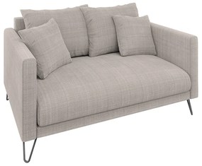 Светлокафяв шенилов диван 140 cm Freya – Ropez