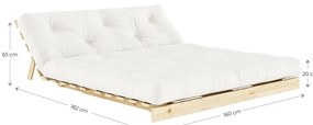Зелен разтегателен диван 160 cm Roots - Karup Design
