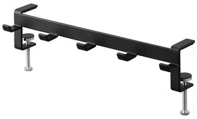 Матово черно регулируема стоманена кука Tower – YAMAZAKI