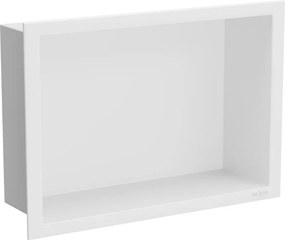 Mexen X-Wall-R вградена полица с фланец 30 x 20 см, бяла - 1920302010
