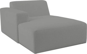 Сив модулен диван от букле (ляв ъгъл) Roxy – Scandic