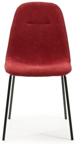 Червени трапезни столове в комплект от 4 бр. Renne – Marckeric