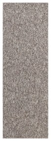 Сива пътека подходяща за пране 80x240 cm Rocco Taupe – Elle Decoration