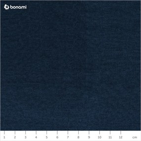 Тъмносин кадифен разтегателен диван с място за съхранение 216 cm Selene – ELTAP