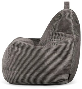 Тъмнокафяв пуф от рипсено кадифе Play Amuse – SLOWDOWN