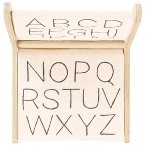 Детски стол в бежов и естествен цвят ABC – Lorena Canals