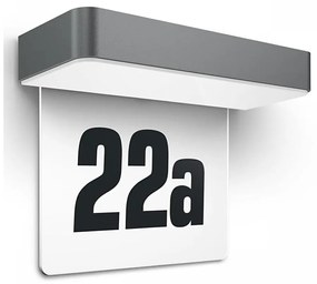 Steinel 065935 - LED соларен номер LED/0,07W 2000 mAh IP44 антрацит