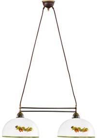 Kolarz 731.82.136 - Пендел NONNA 2xE27/75W/230V грозде/ягоди