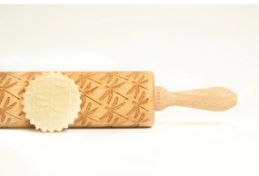 Дървен релефен валяк за тесто Dragonfly - Valek