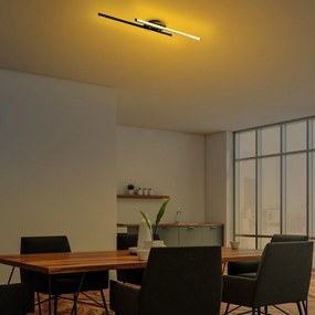 Черно LED осветително тяло за таван 10x86 cm Umut – Opviq lights