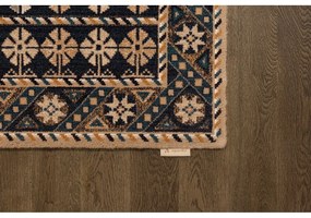 Кафяв вълнен килим 170x240 cm Astrid – Agnella