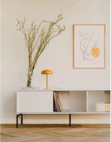 Сиво-бежова маса за телевизор 160x60x42 cm Met – noo.ma