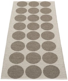 Кафява и бежова пътека за открито и закрито 70x160 cm Hugo Walnut Linen – Pappelina