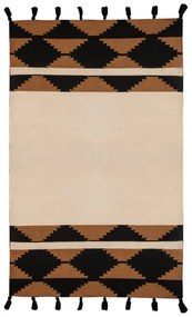 Двустранен килим за открито, изработен от рециклирана пластмаса, 80 x 180 cm Agate - Green Decore