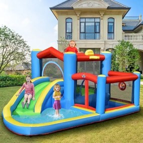 Надуваема водна пързалка Backyard Water Park за малки деца 410 x 310 x 191 см