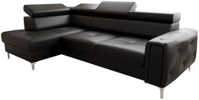 Ъглов диван Almeria Eco LTHR-Mauro-Ляв