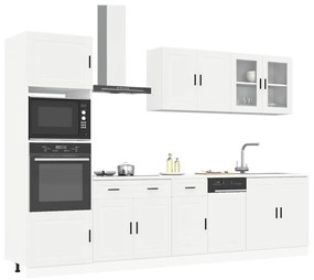 3314751 vidaXL Комплект кухненски шкафове от 7 части Kalmar, инженерно дърво