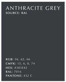 Тъмносива висяща лампа , ⌀ 43 cm Asteria - UMAGE