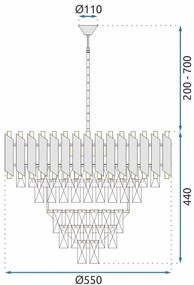 Пендел Cristal APP1058-CP