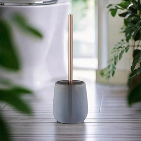 Сива керамична четка за тоалетна Sirmione – Wenko
