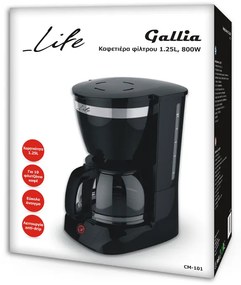 Кафемашина с филтър Life Gallia