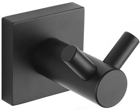 Mexen двойна закачалка за кърпи, черна - 7081835-70