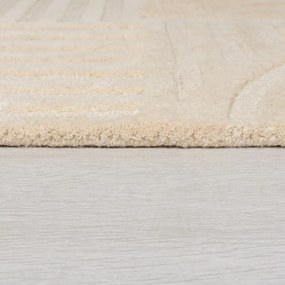 Бежов вълнен килим 60x230 cm Zen Garden - Flair Rugs