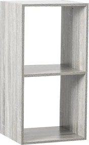 Рафт 5five Mix'n Modul, 2 отделения, MDF, 35x32x68 cm - Сив