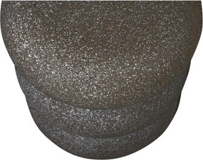 Кръгла градинска масичка от декор от камък ø 40 cm Laurel – WOOOD