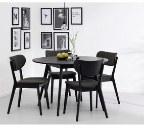 Черна маса за хранене , ∅ 115 cm YuRAi - Rowico