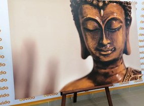Картина на платно – Бронзова глава на Буда