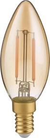 Топла бяла LED/с нажежаема жичка крушка E14, 2 W Kerze – Trio