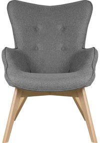 Сиво кресло Niko – Ropez