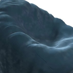 Синя чанта за сядане Posh Velvet - Yellow Tipi