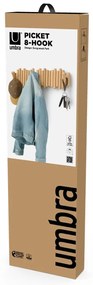 Стенна закачалка от масивен бор в естествен цвят 61 cm Picket – Umbra