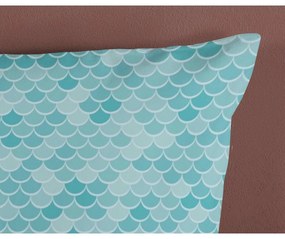 Синьо -розово единично памучно детско спално бельо 140x200 cm Alisse – Good Morning