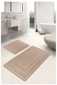 Кафяви изтривалки за баня в комплект от 2 бр. 60x100 cm - Mila Home