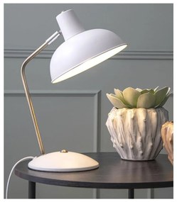 Бяла настолна лампа Hood - Leitmotiv